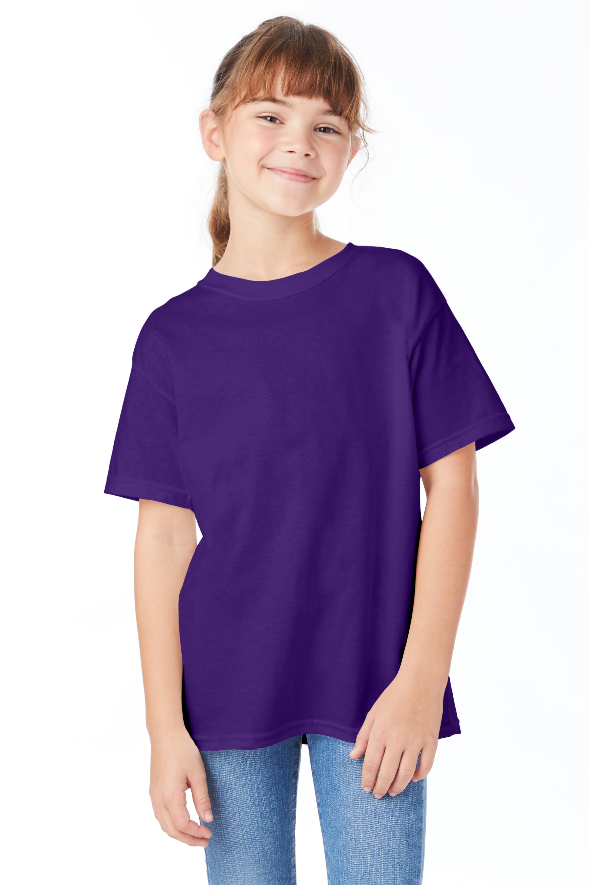 Youth Short Sleeve Essential-T - Athletic Purple