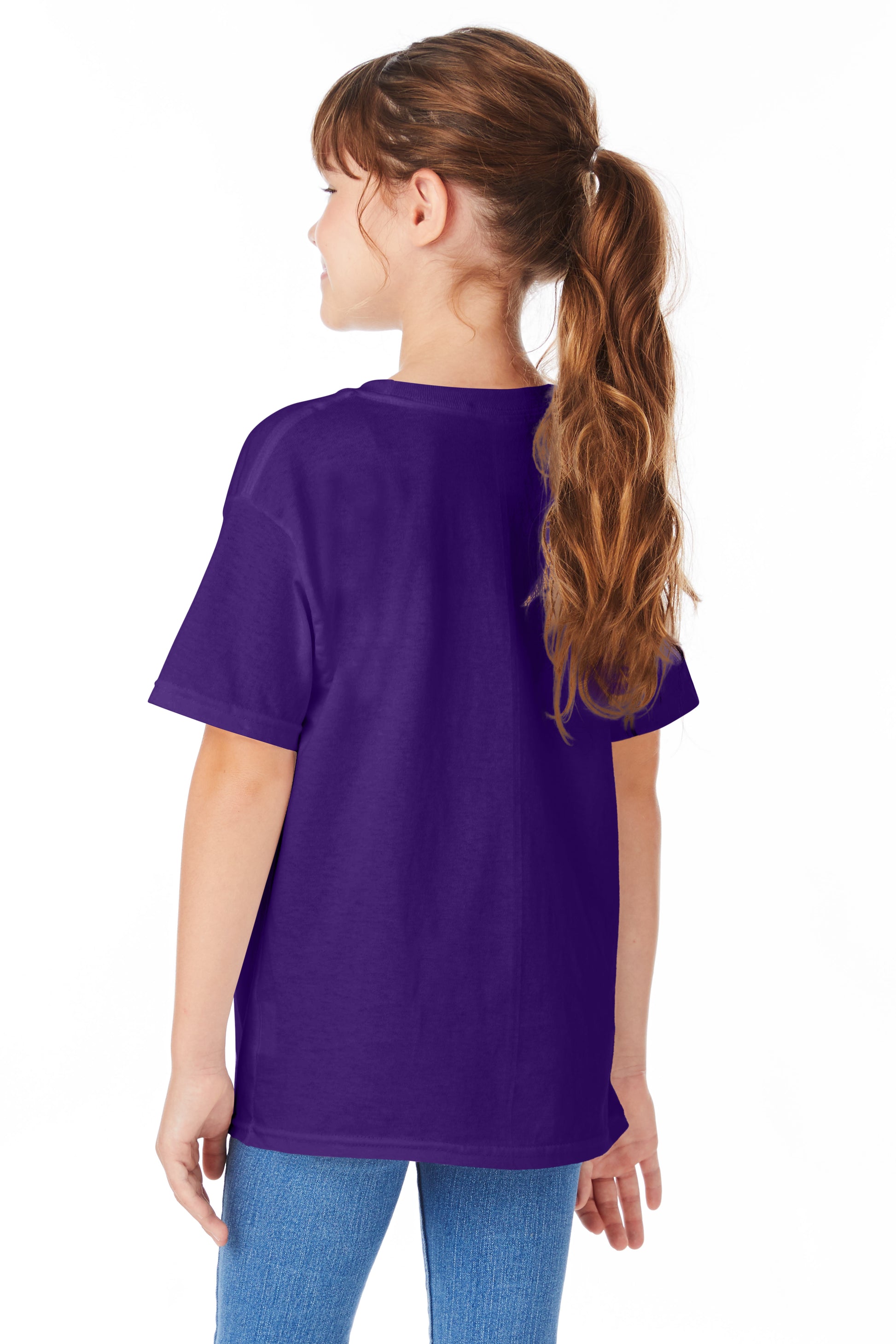 Youth Short Sleeve Essential-T - Athletic Purple