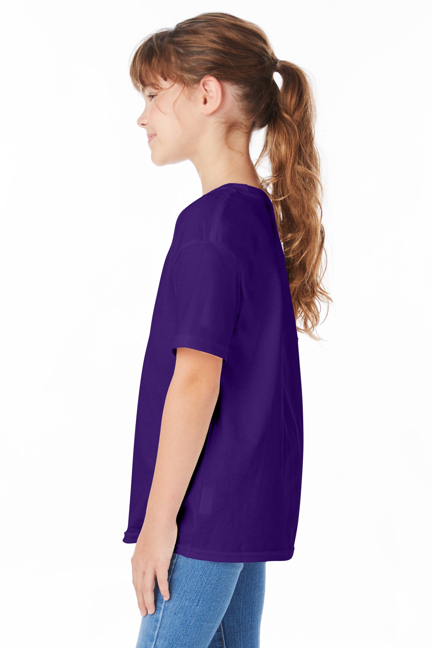 Youth Short Sleeve Essential-T - Athletic Purple