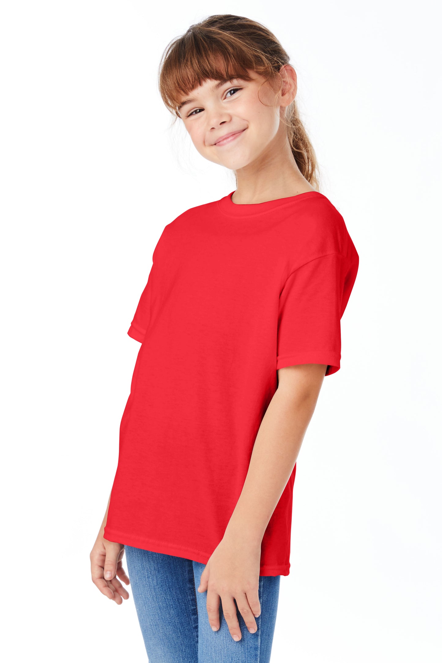 Youth Short Sleeve Essential-T - Athletic Red