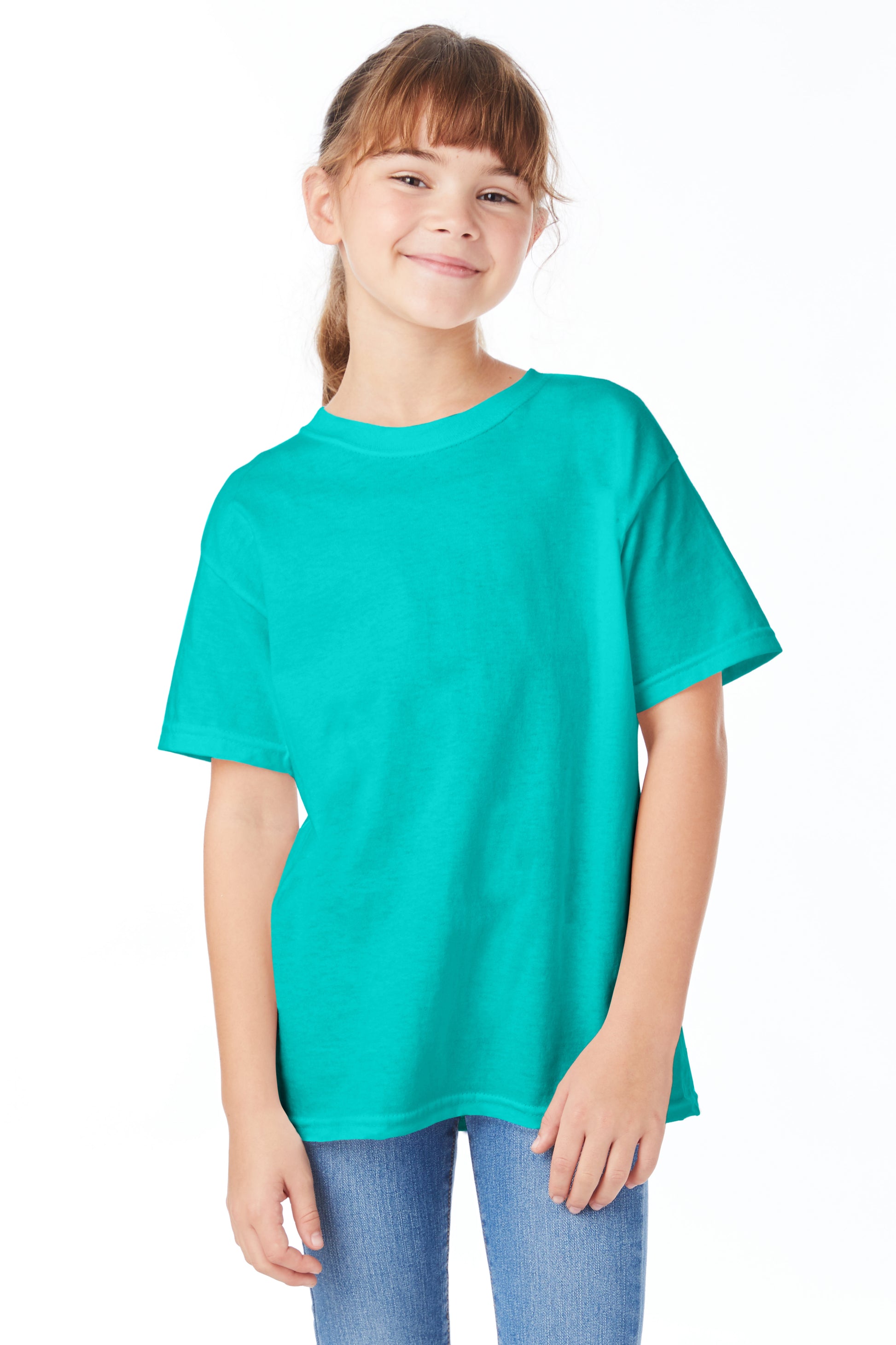 Youth Short Sleeve Essential-T - Athletic Teal