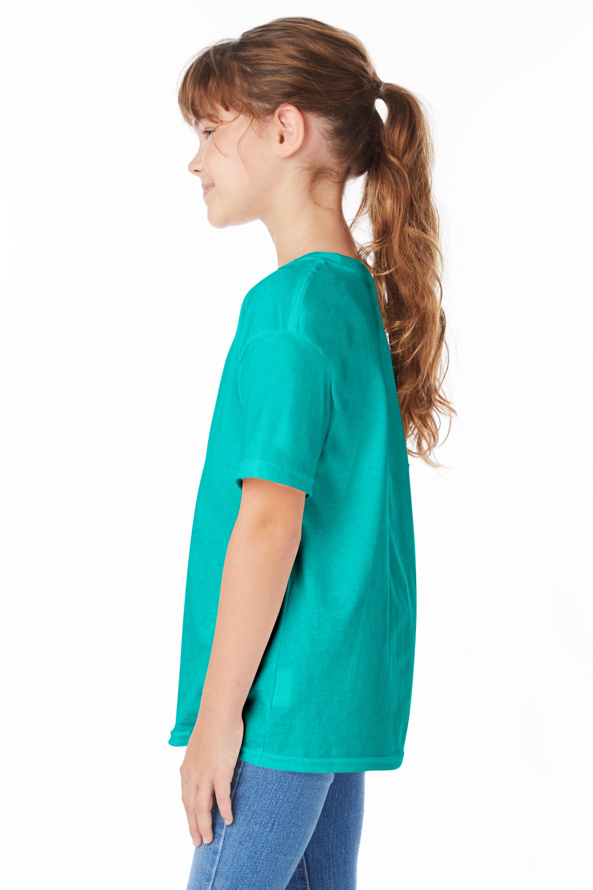 Youth Short Sleeve Essential-T - Athletic Teal