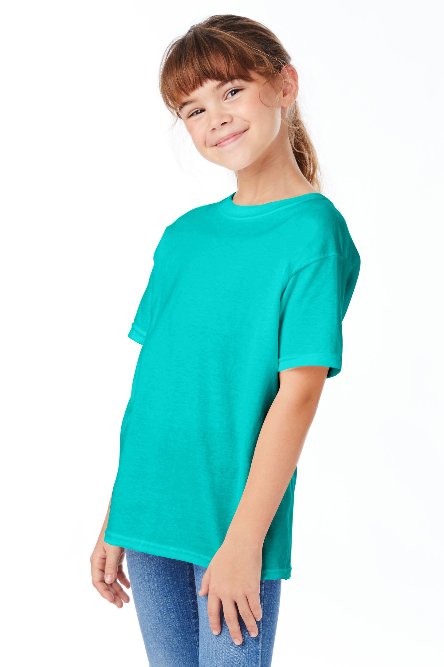 Youth Short Sleeve Essential-T - Athletic Teal
