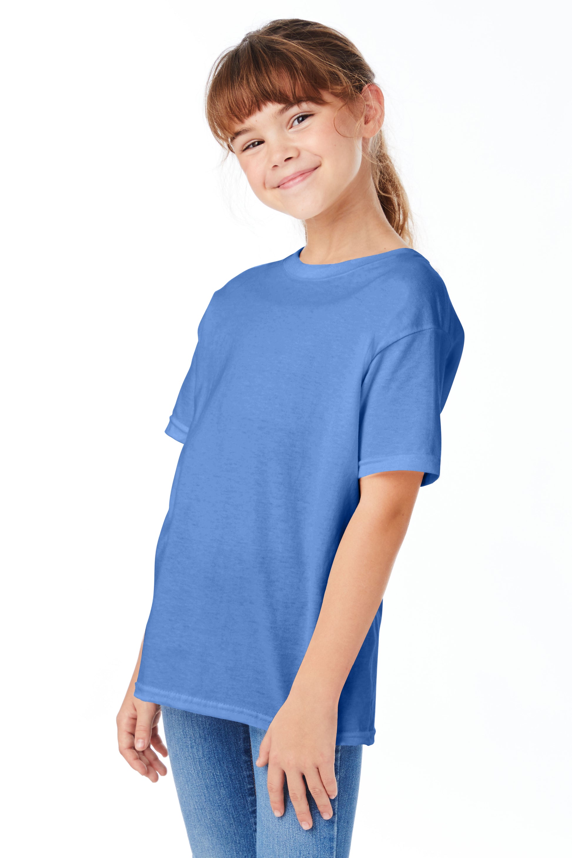 Youth Short Sleeve Essential-T - Carolina Blue