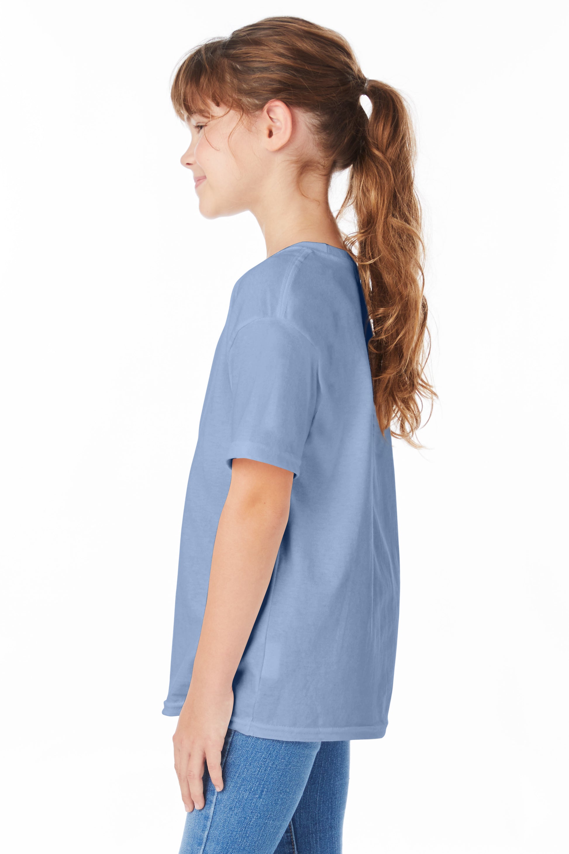 Youth Short Sleeve Essential-T - Light Blue