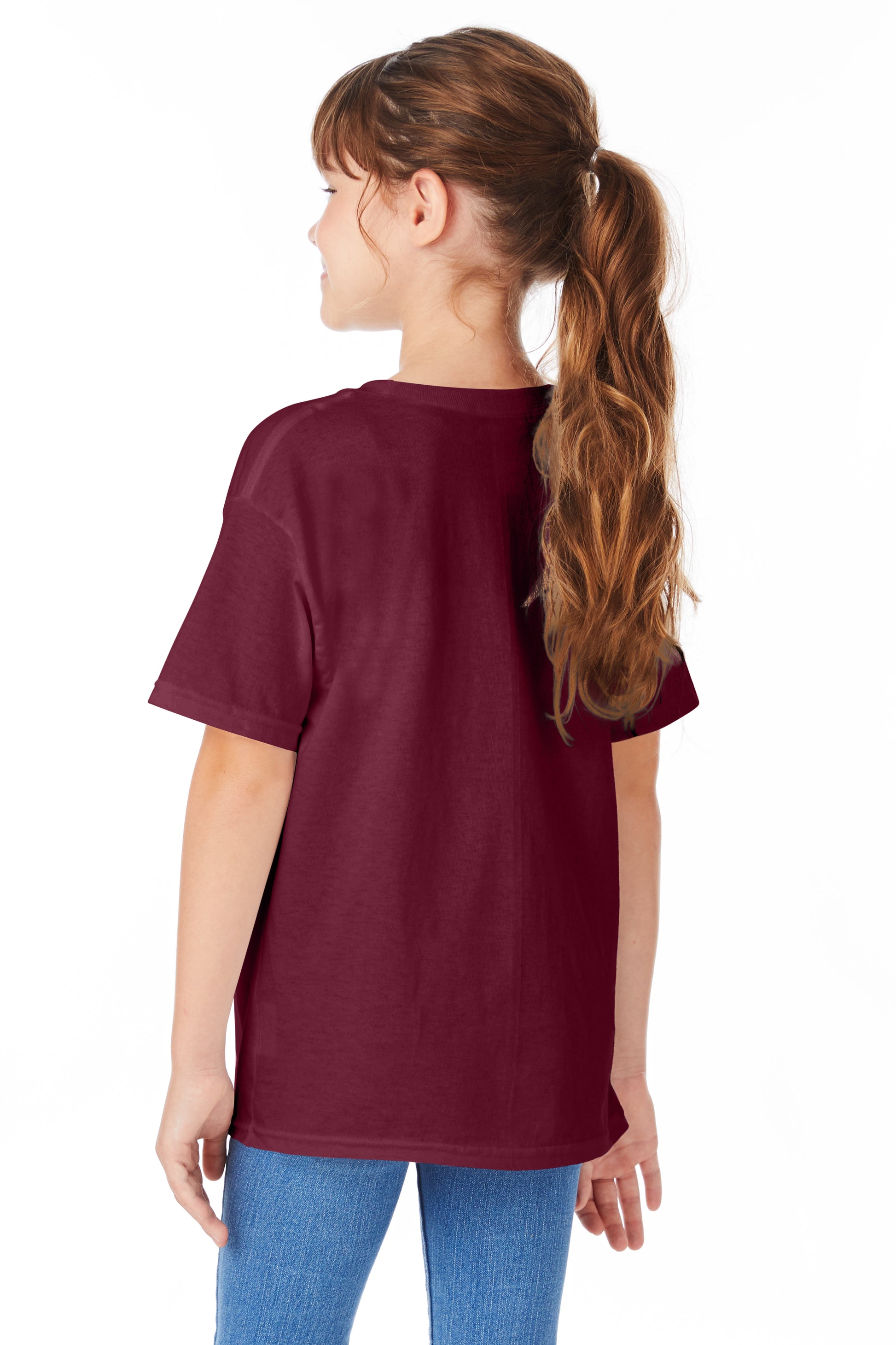 Youth Short Sleeve Essential-T - Maroon