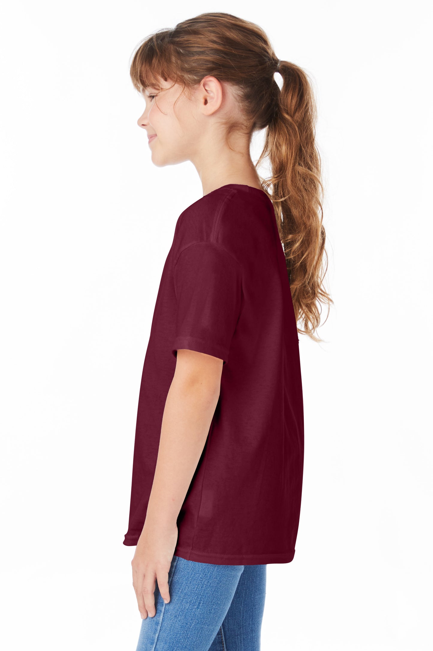 Youth Short Sleeve Essential-T - Maroon