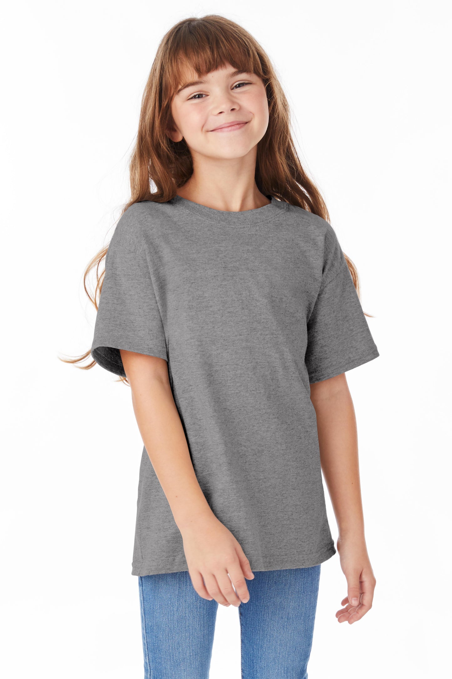 Youth Short Sleeve Essential-T - Oxford Gray