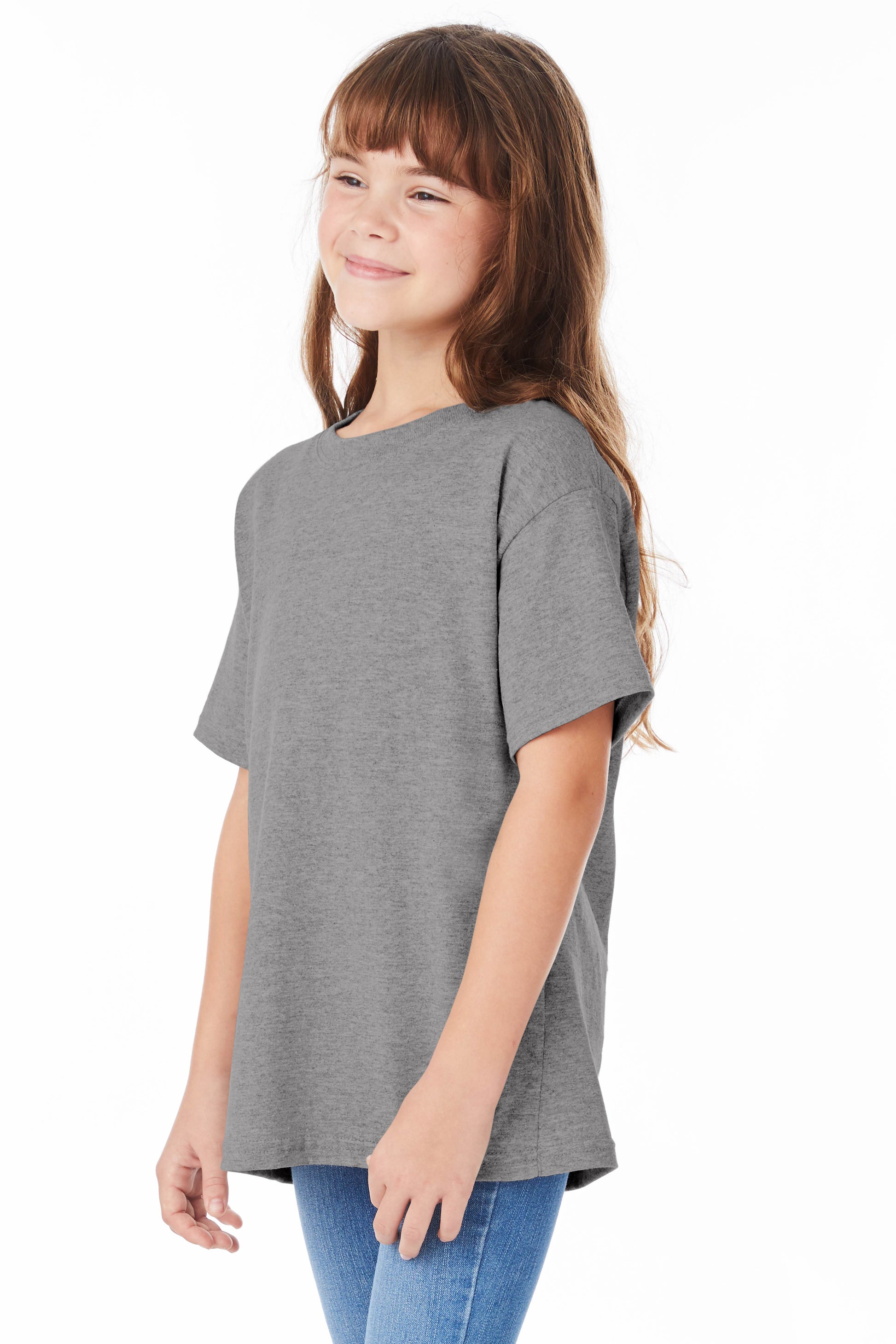 Youth Short Sleeve Essential-T - Oxford Gray