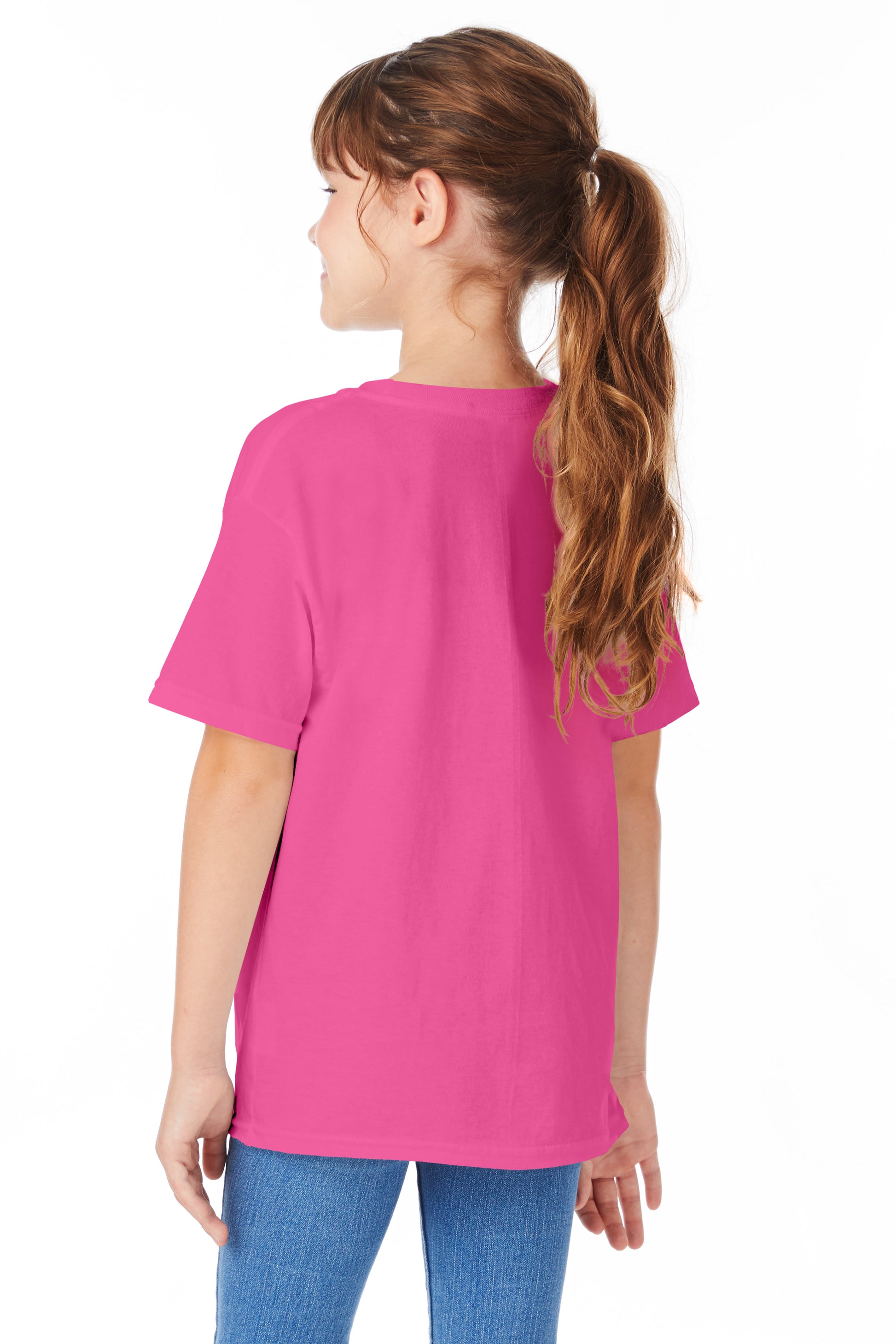Youth Short Sleeve Essential-T - Wow Pink