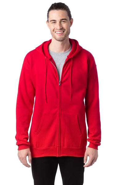 Ultimate Cotton® 90/10 Full-Zip Hoodie - Deep Red