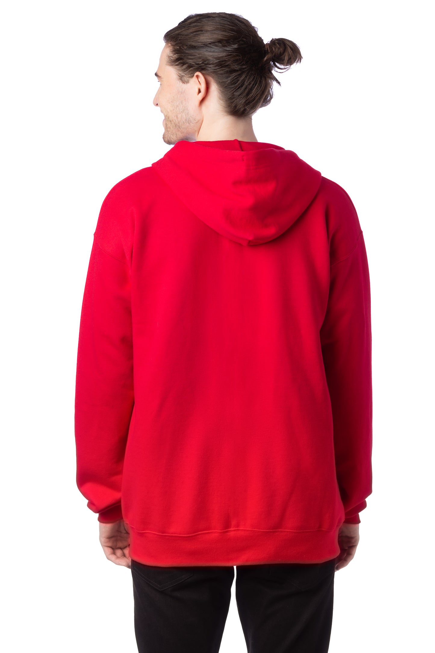 Ultimate Cotton® 90/10 Full-Zip Hoodie - Deep Red