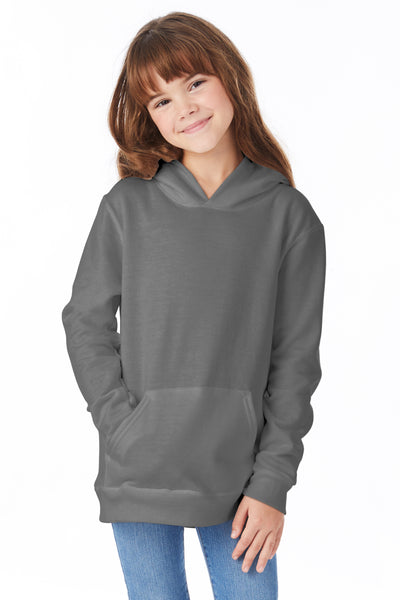 Youth EcoSmart® 50/50 Pullover Hoodie - Smoke Gray