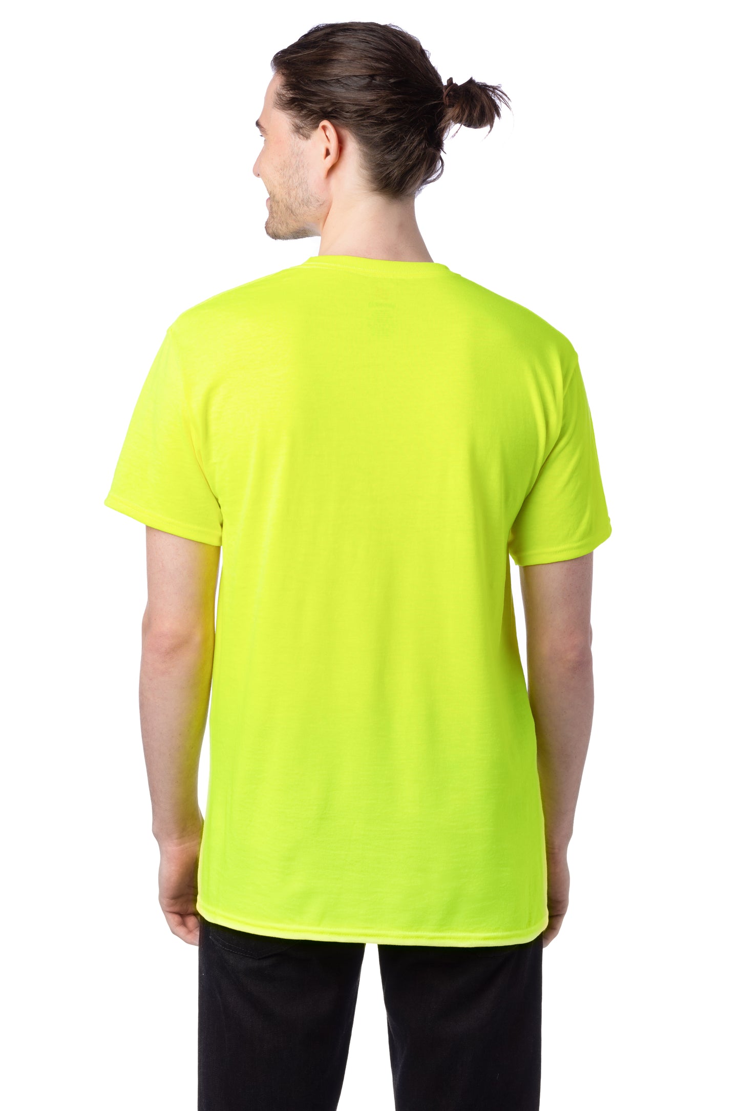Workwear Short Sleeve Pocket Tee - Safety Green