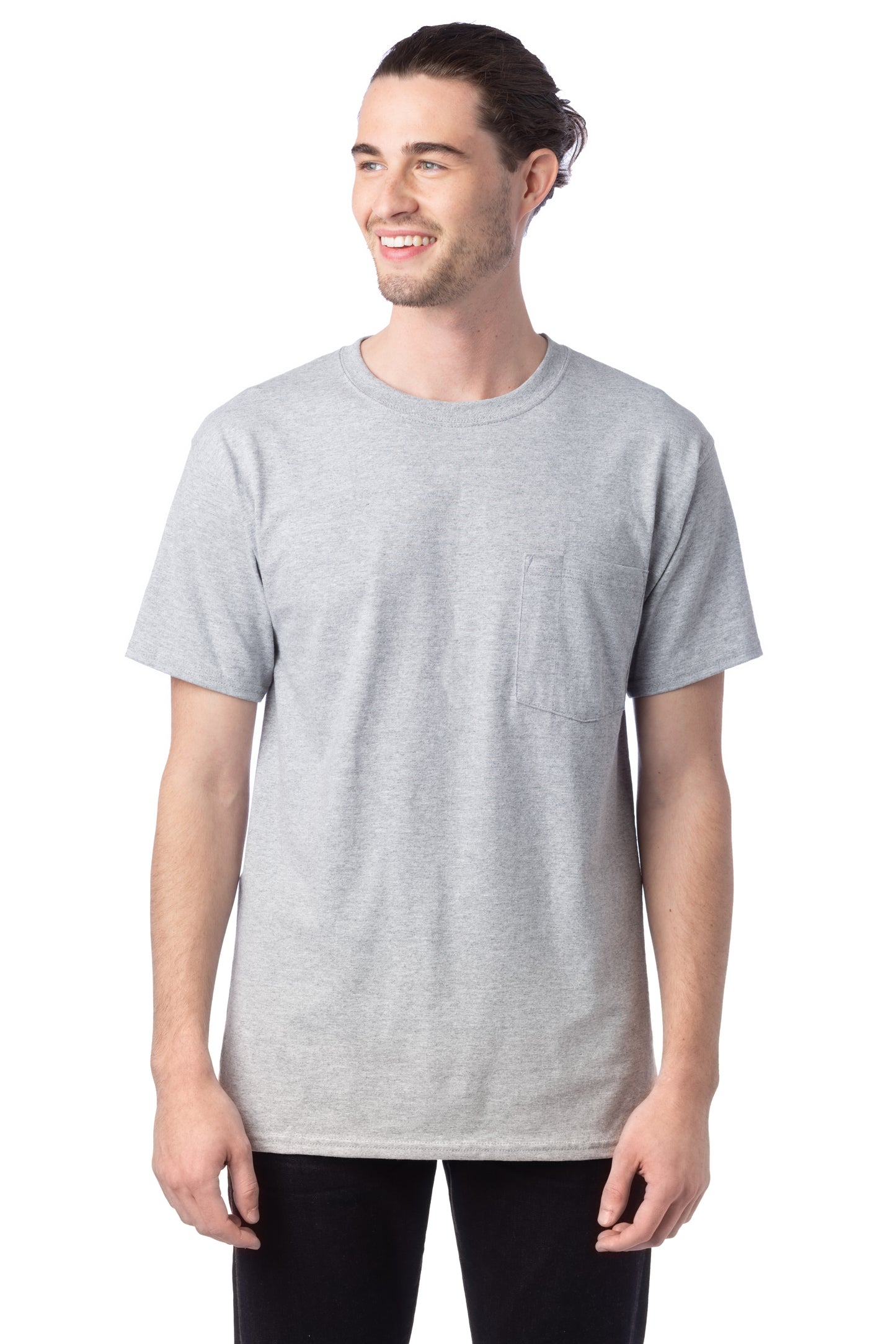 Workwear Short Sleeve Pocket Tee - Light Steel