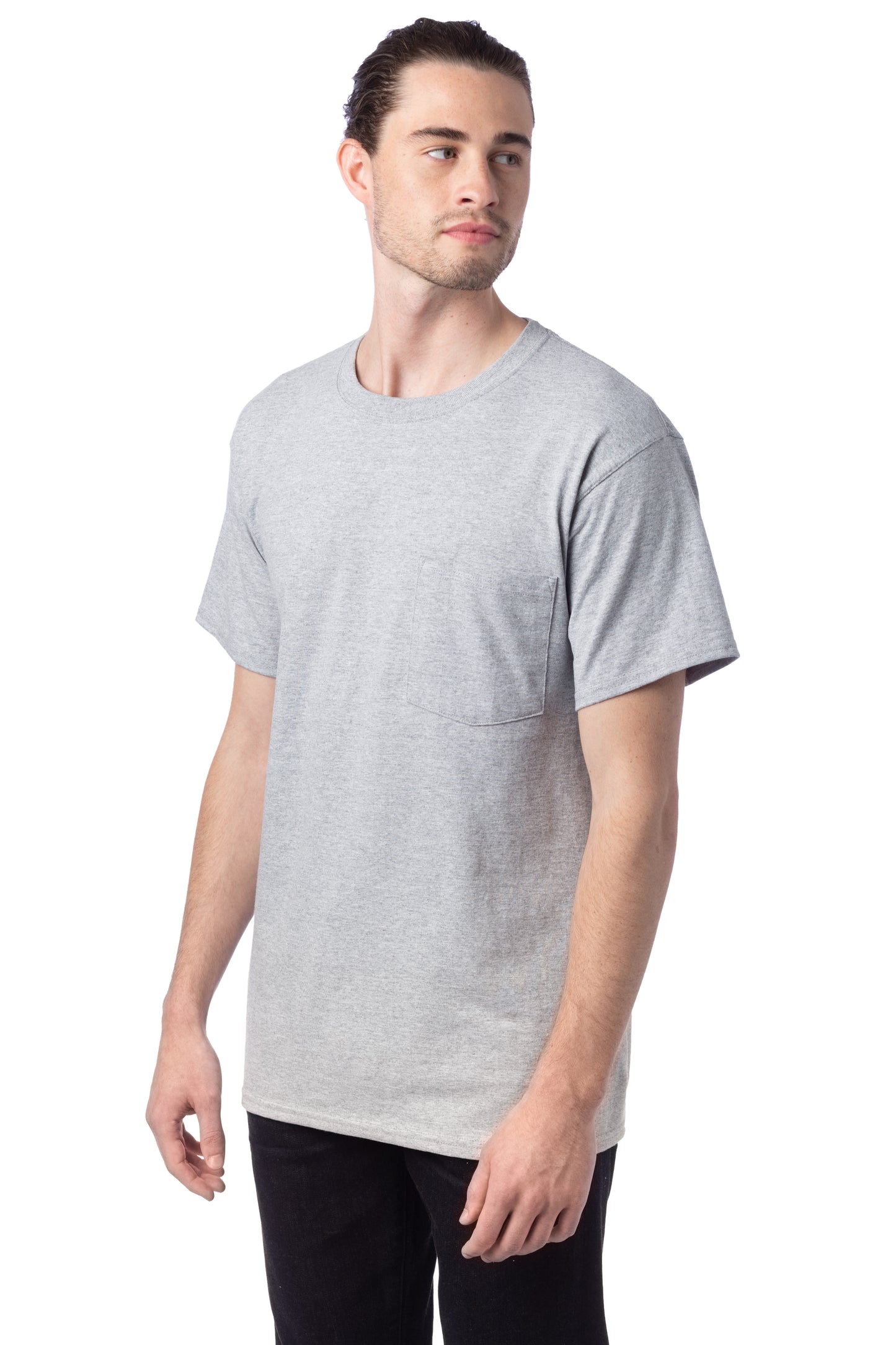 Workwear Short Sleeve Pocket Tee - Light Steel