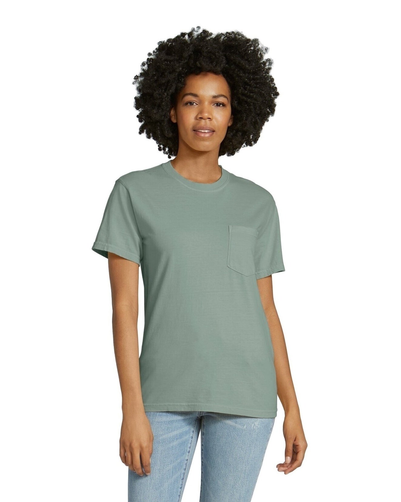 Unisex Heavyweight RS Pocket T-Shirt - Bay