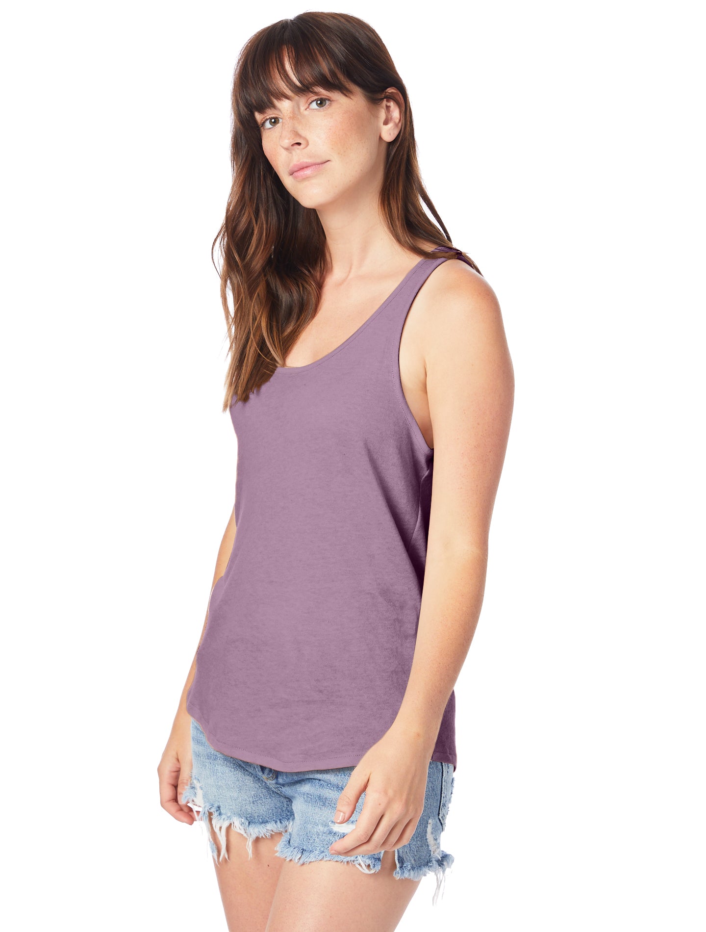 Women's Backstage Vintage Jersey Tank - Vintage Iris