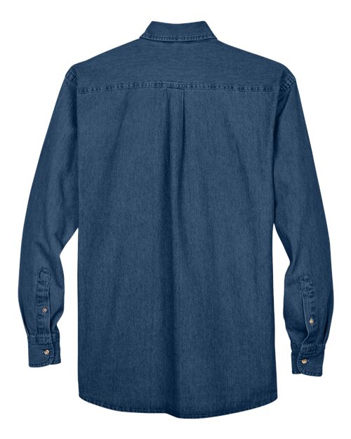 Harriton M550 Dark Denim — back