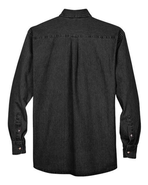 Harriton M550 Washed Black — back