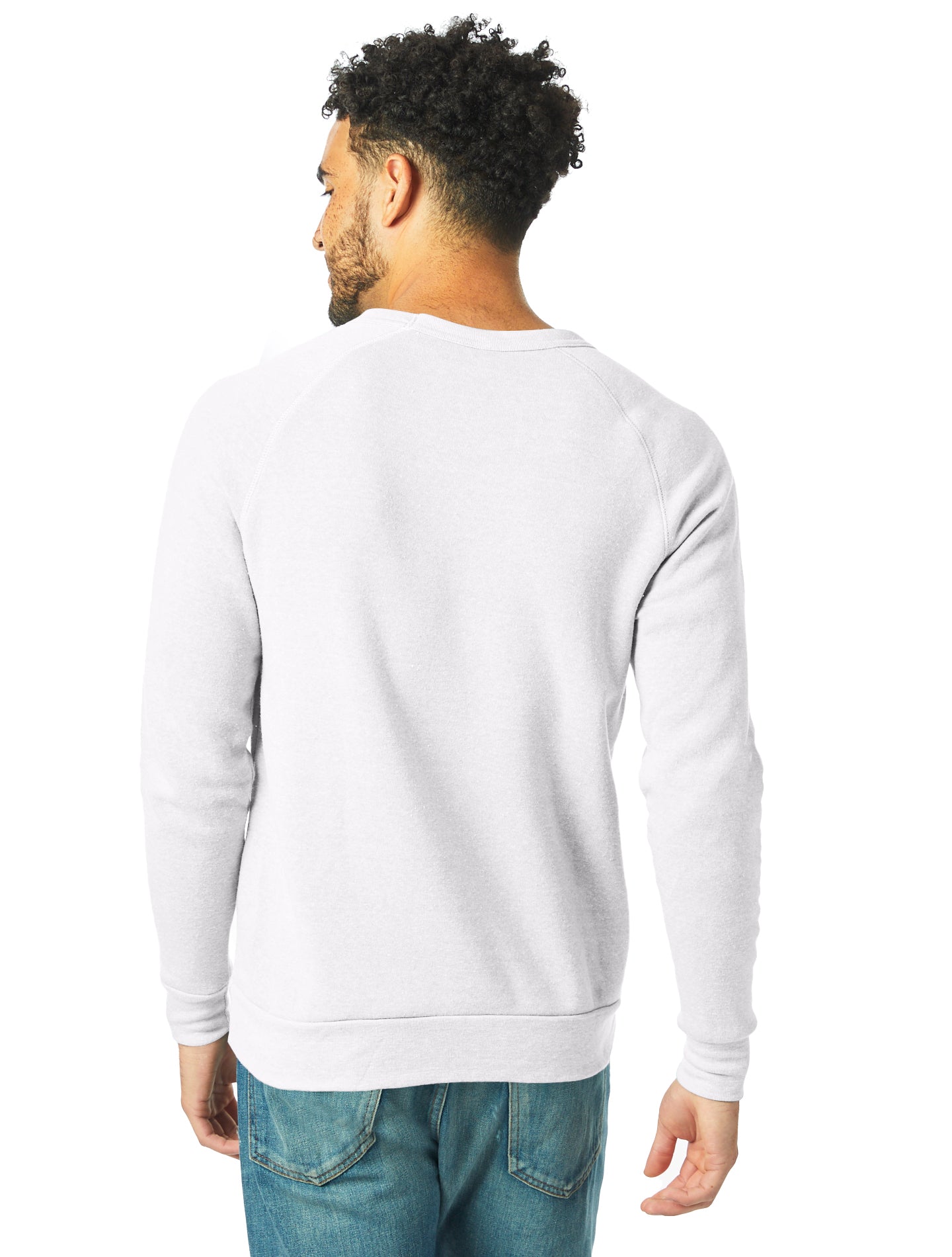Unisex Champ Eco-Fleece Solid Sweatshirt - Eco White