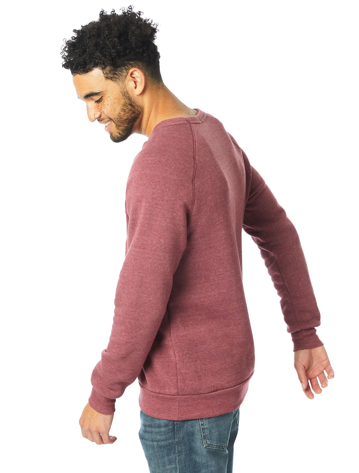Unisex Champ Eco-Fleece Solid Sweatshirt - Eco True Currant