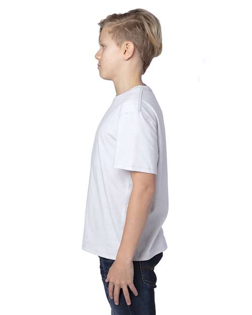 Threadfast Apparel 600A Silver — on model side