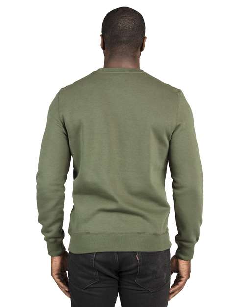 Threadfast Apparel 320C Army — on model back