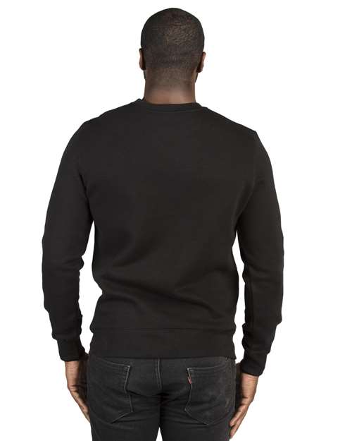 Threadfast Apparel 320C Black — on model back
