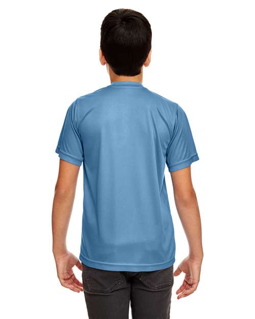 UltraClub 8420Y Indigo — on model back
