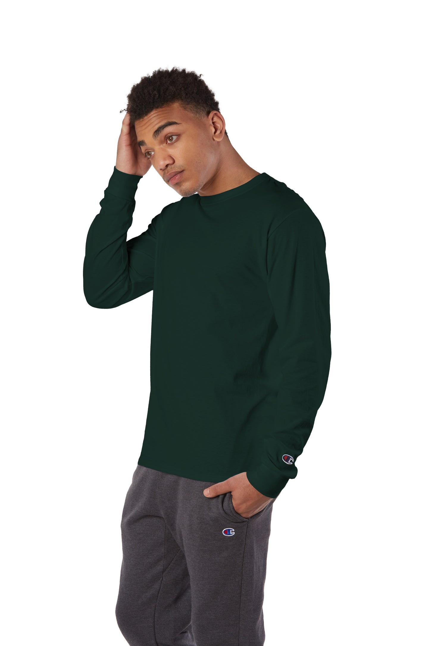 Unisex Long-Sleeve T-Shirt - Dark Green