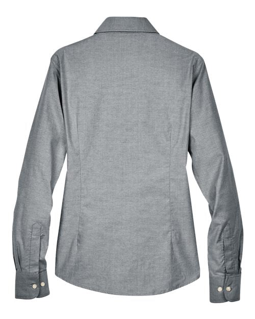 Harriton M600W Oxford Grey — back