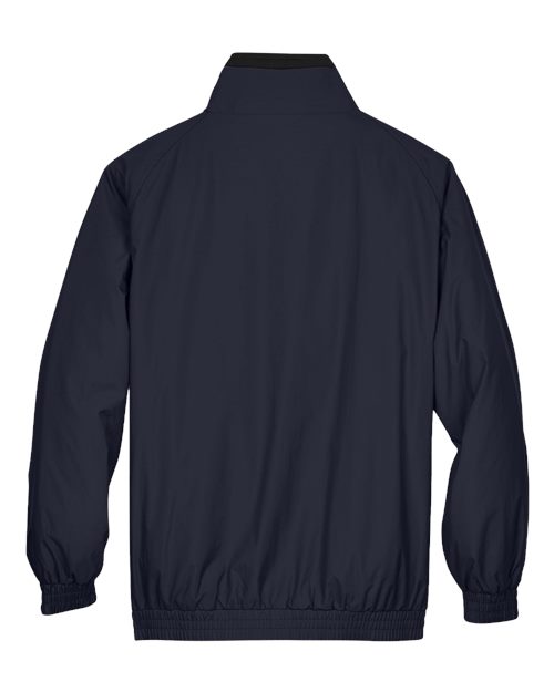 Harriton M740 Navy/ Black — back
