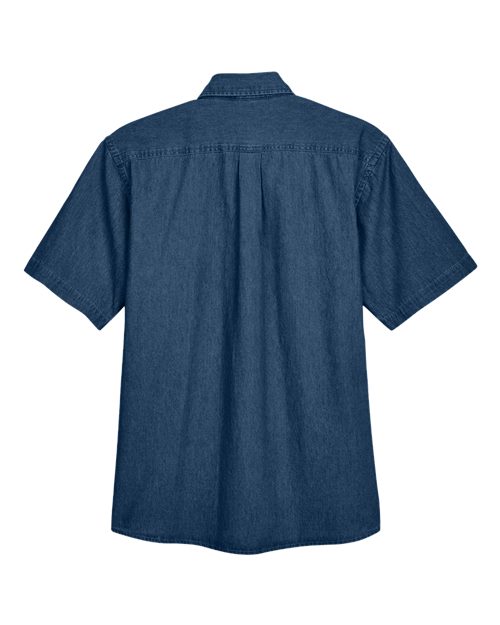 Harriton M550S Dark Denim — back