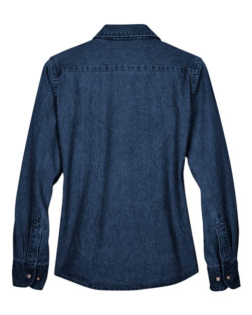 Harriton M550W Dark Denim — back