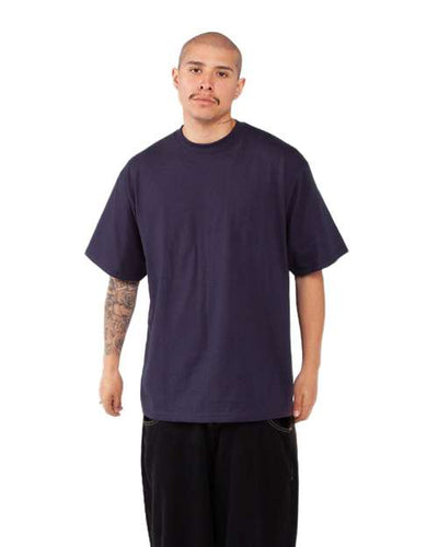 Shaka Wear SHMHSS Navy — on model side
