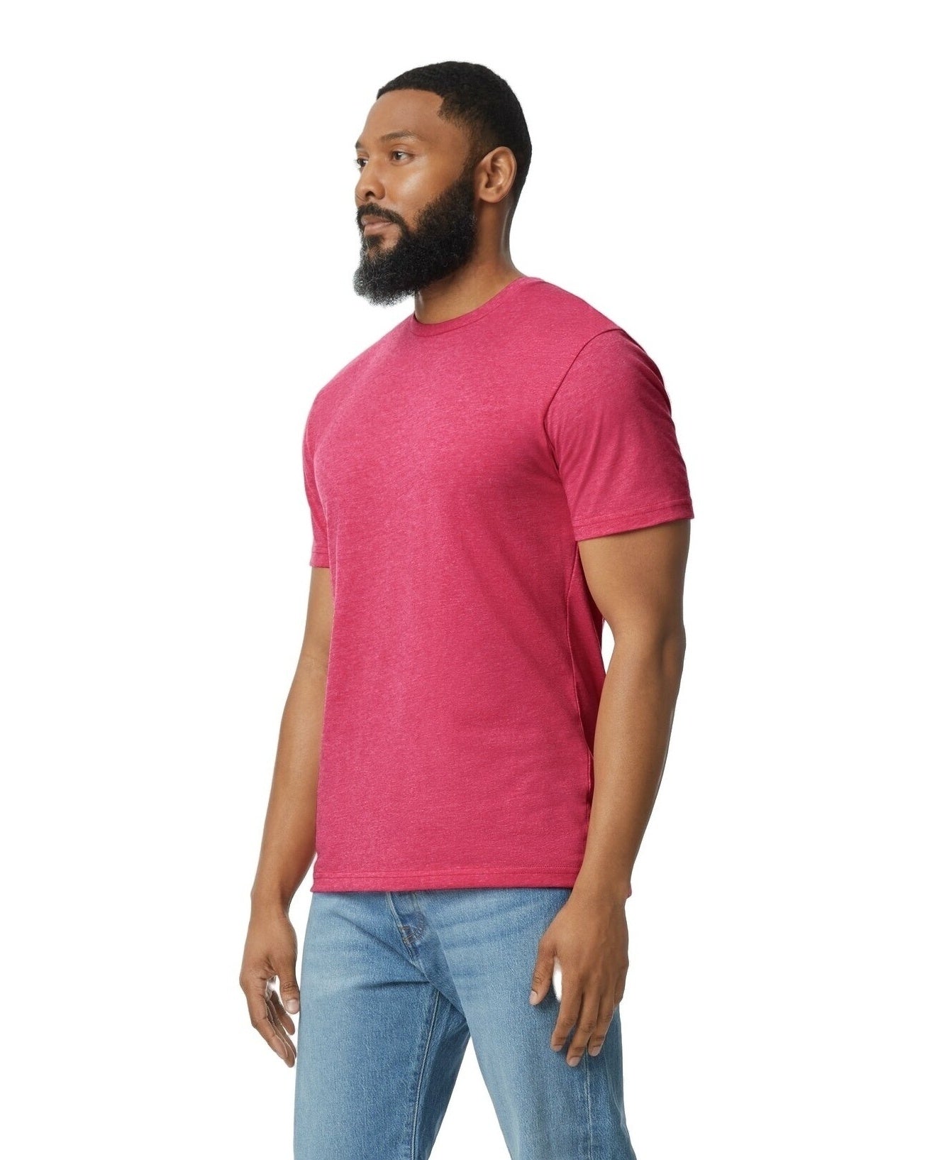 Lightweight Softstyle T-Shirt - Heather Red