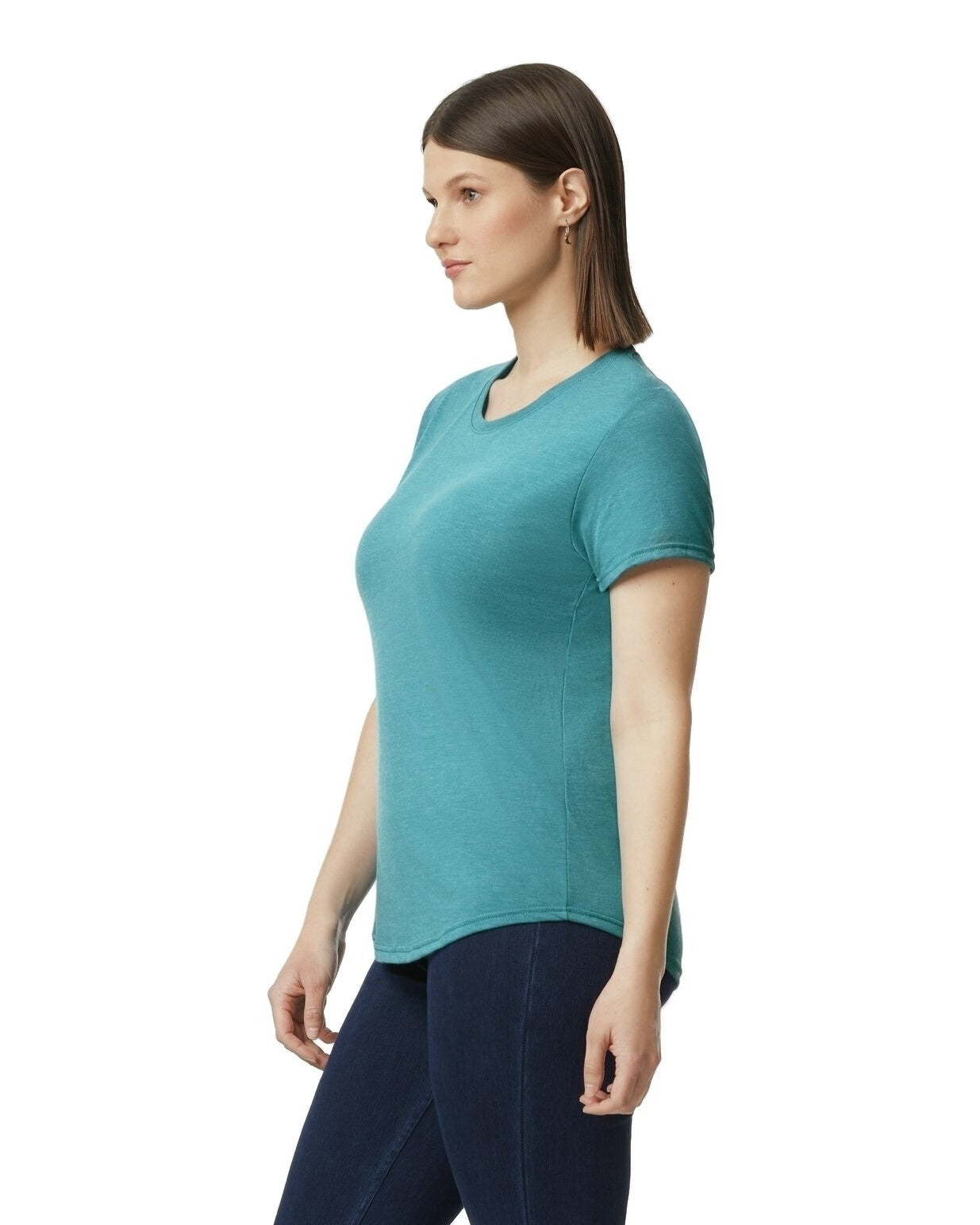 Women's Triblend T-Shirt - Heather Galapagos Blue