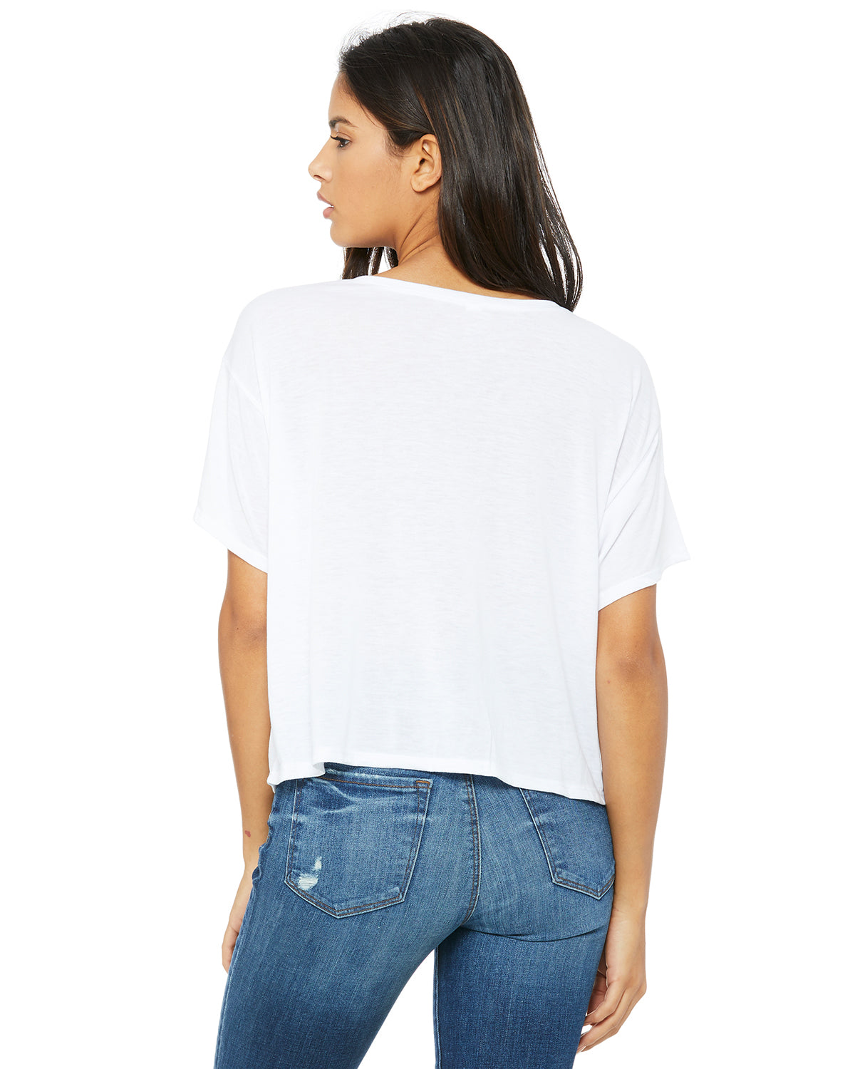 Women's Flowy Boxy T-Shirt - White