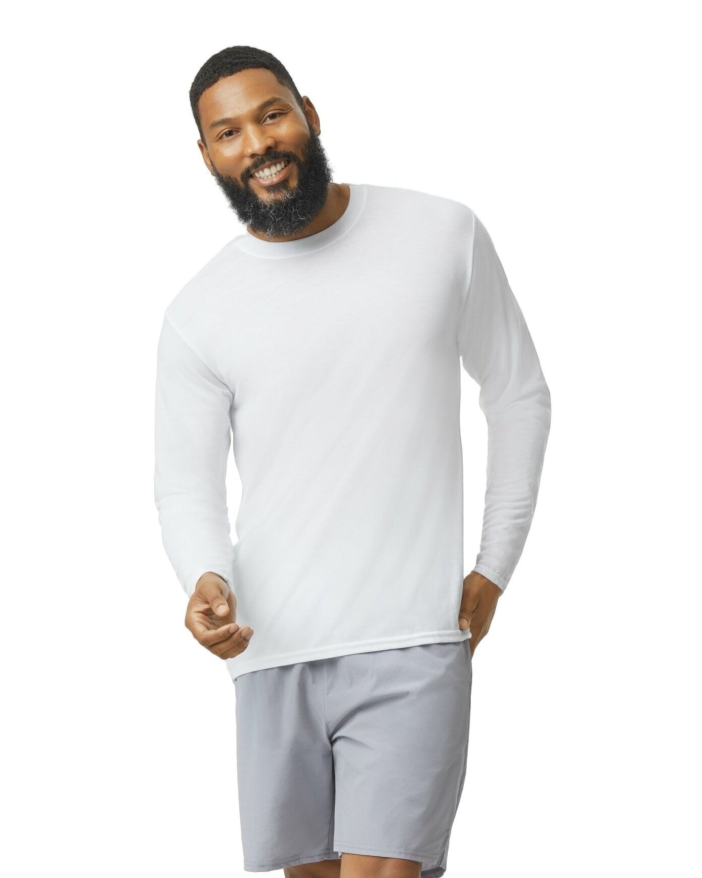 Unisex Performance®  Long-Sleeve T-Shirt - White