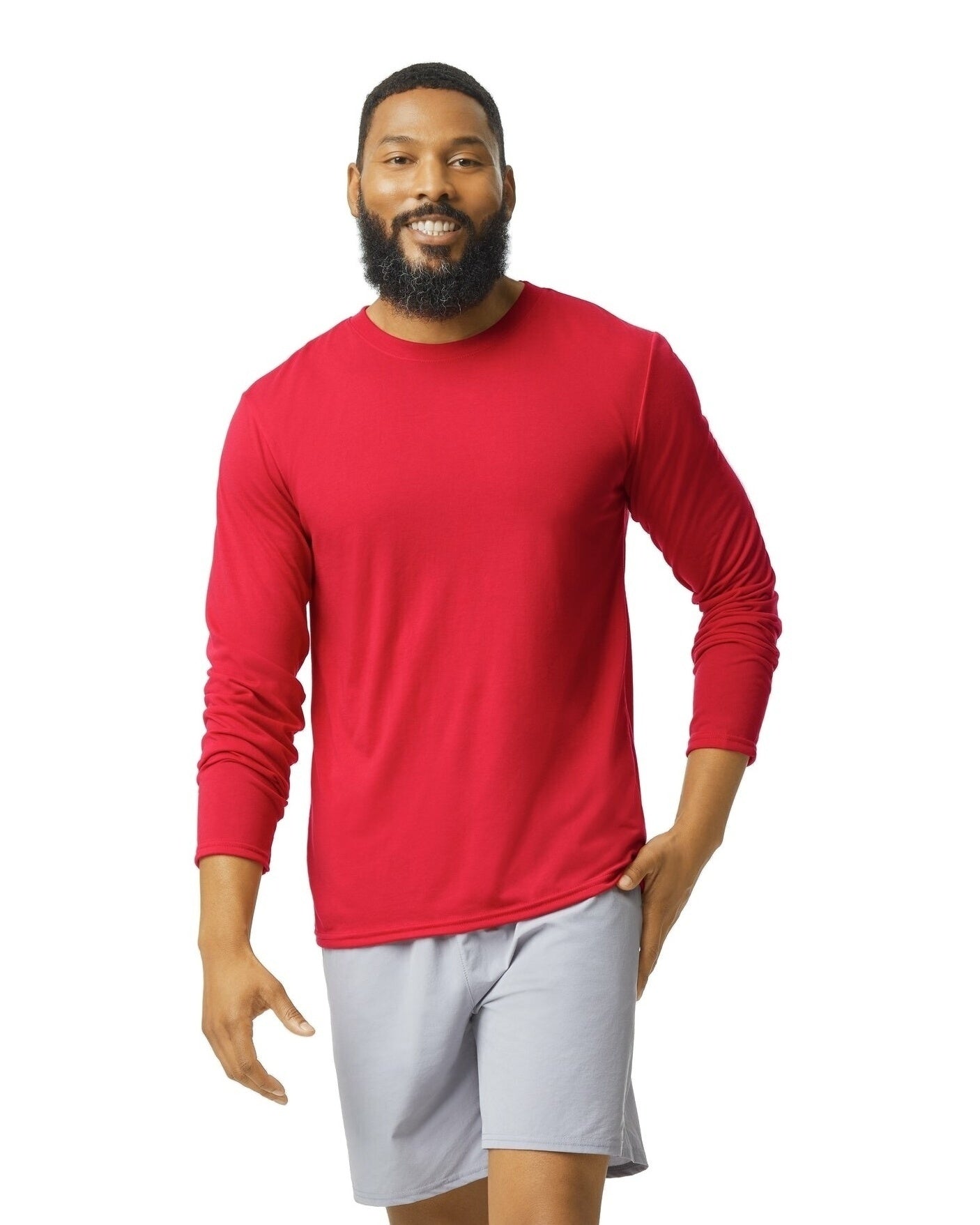 Unisex Performance®  Long-Sleeve T-Shirt - Red