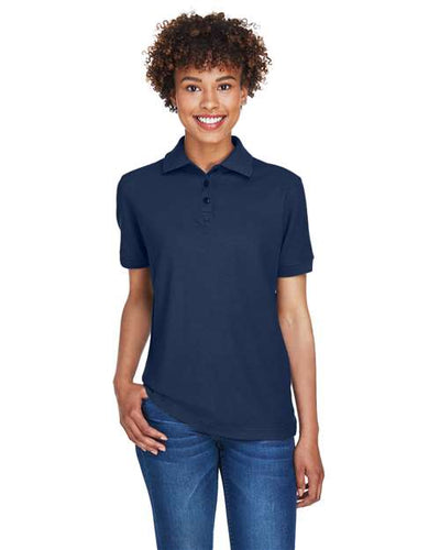 UltraClub 8541 Navy — on model front