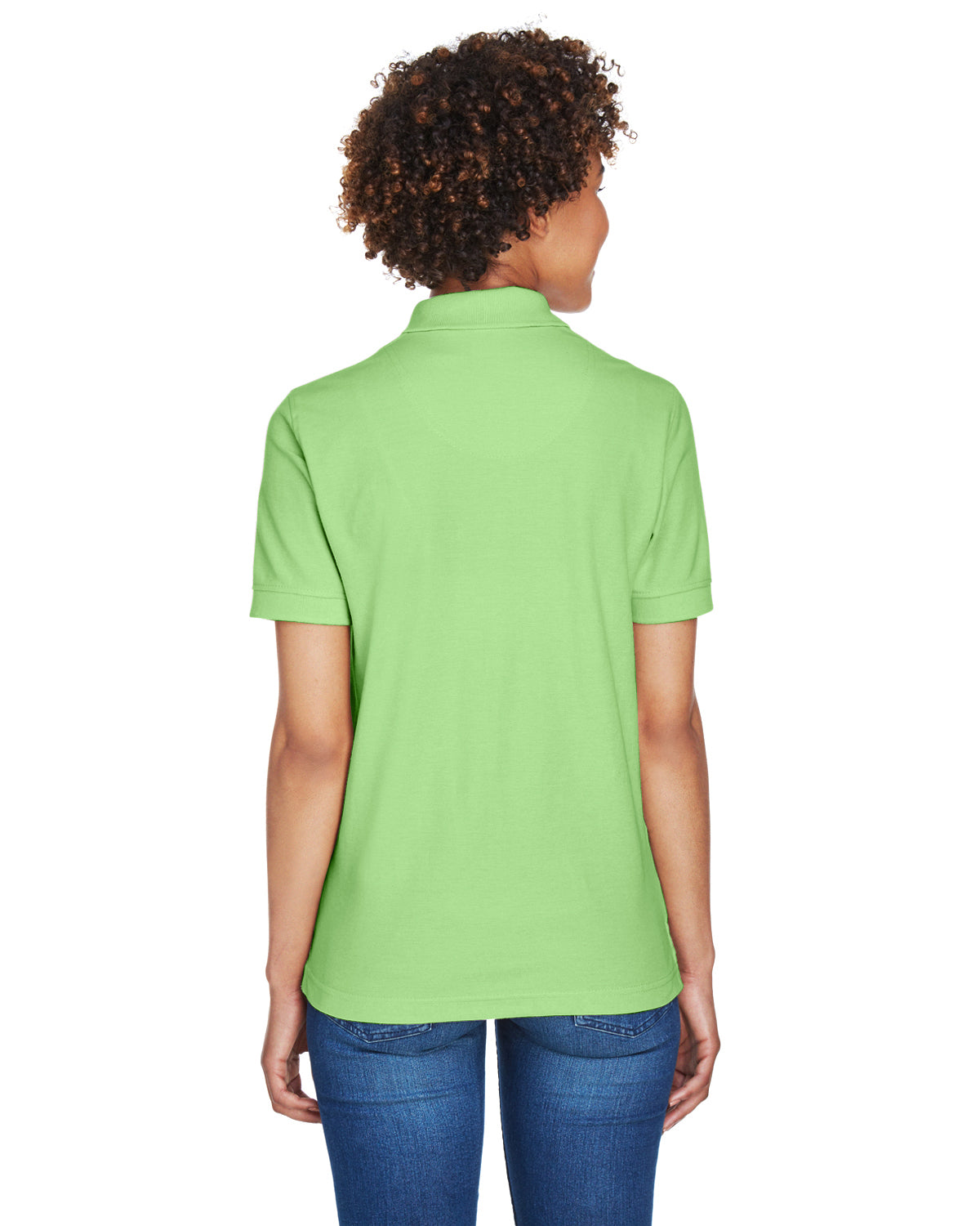 Women's Whisper Piqué Polo - Apple