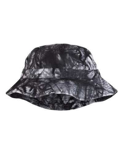 Adams Headwear VA101 Black Tie Dye — front
