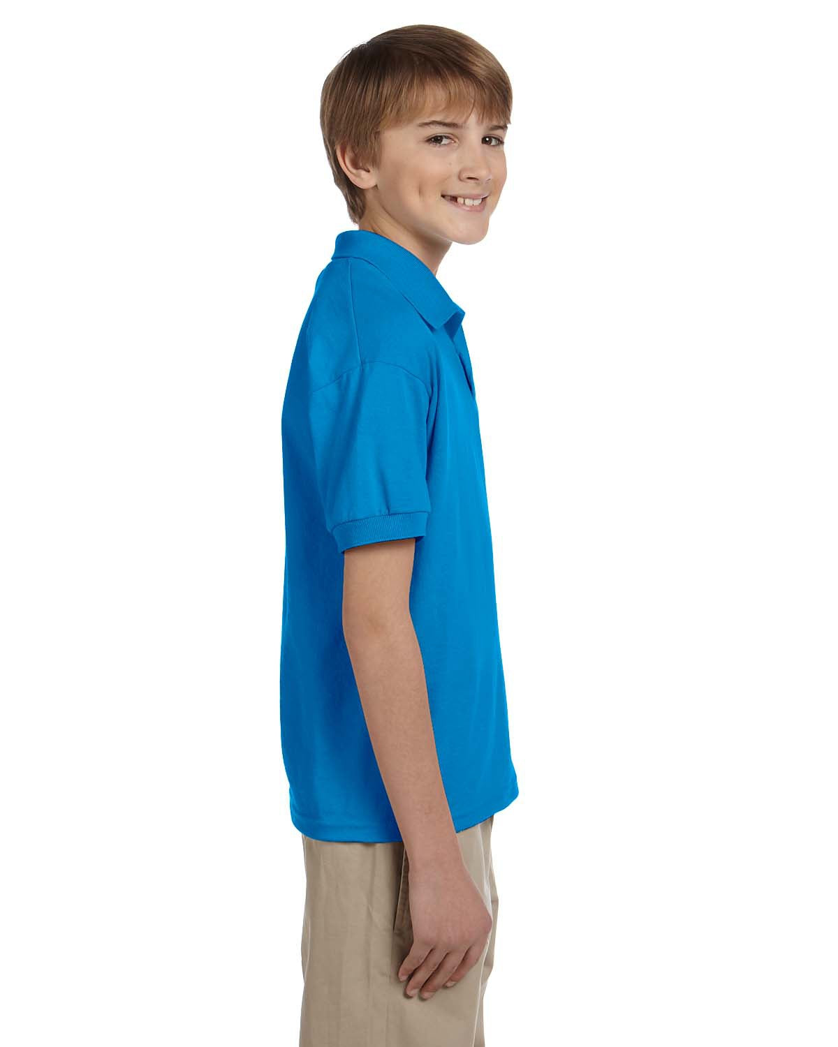 Youth 50/50 Jersey Polo - Sapphire
