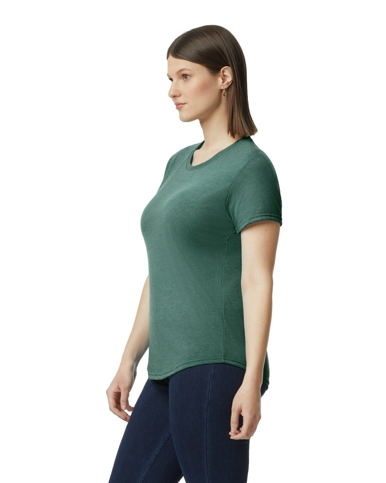 Women's Triblend T-Shirt - Heather Dark Green
