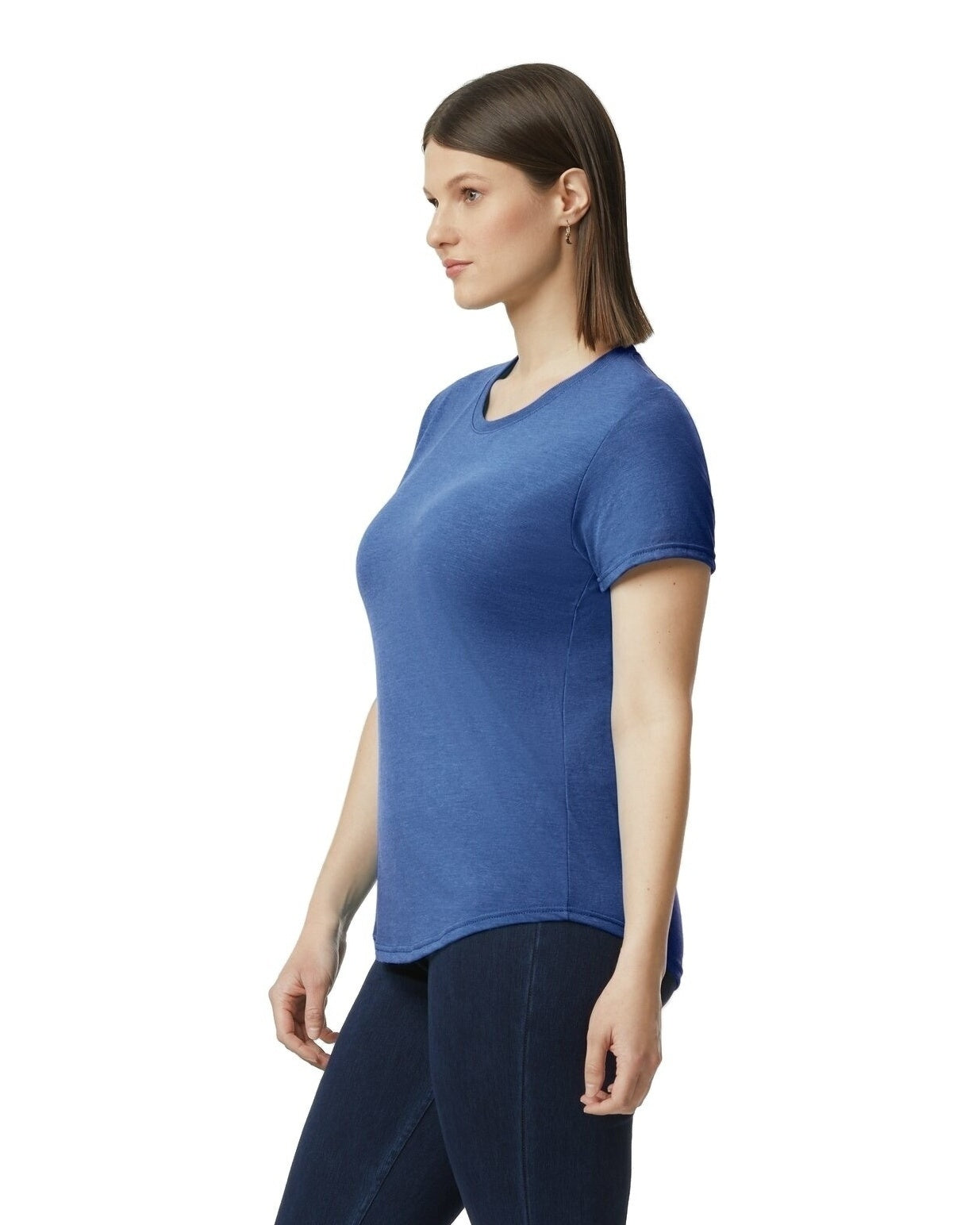 Women's Triblend T-Shirt - Heather Blue