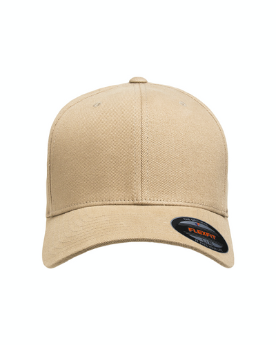 Unisex Brushed Twill Cap - Khaki