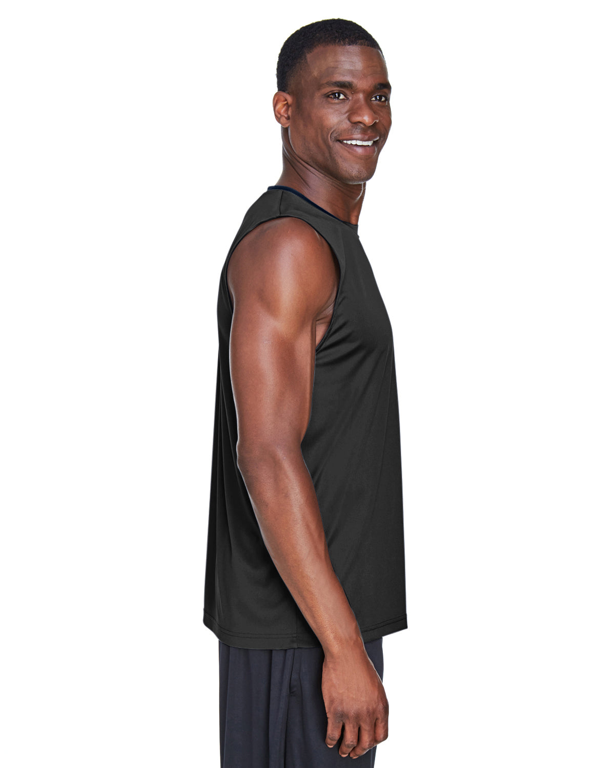 Men's Zone Performance Muscle T-Shirt - Black