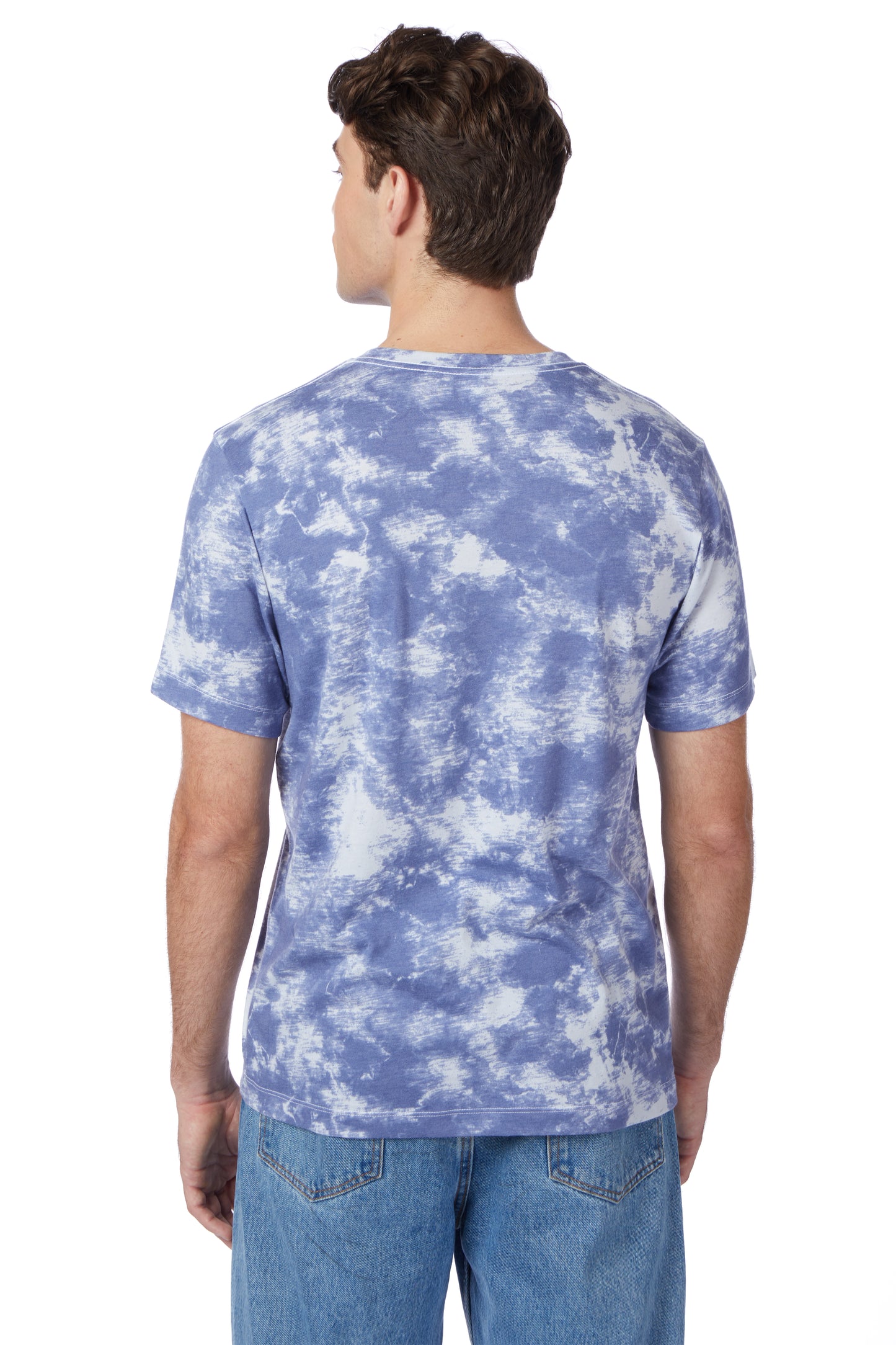 Unisex Go-To T-Shirt - Blue Tie Dye